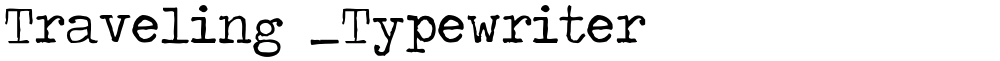 Traveling _Typewriter
