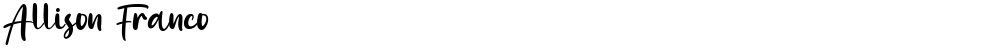 Allison Franco