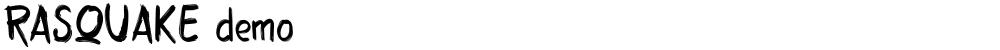 RASQUAKE demo