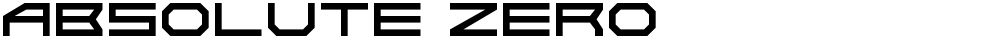 Absolute Zero