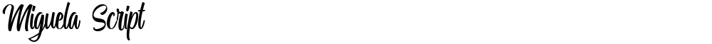 Miguela Script