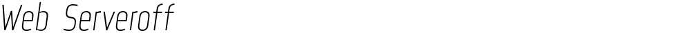 Web Serveroff
