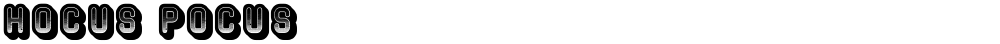 Hocus Pocus