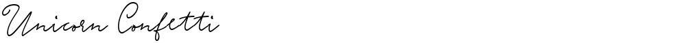 Unicorn Confetti