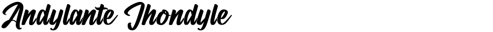 Andylante Jhondyle