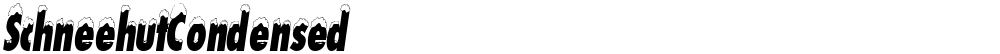 SchneehutCondensed