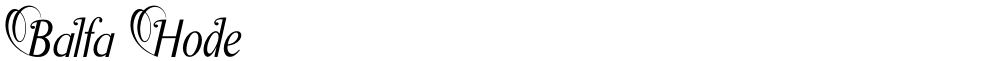 Balfa Hode