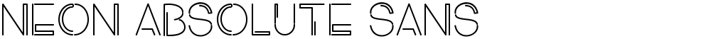 NEON ABSOLUTE SANS 1
