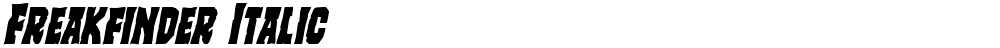 Freakfinder Italic