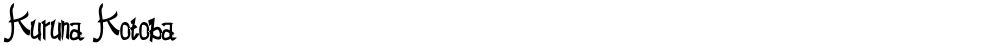 Kuruna Kotoba