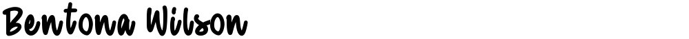 Bentona Wilson