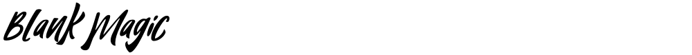 Blank Magic