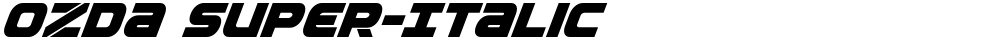 Ozda Super-Italic