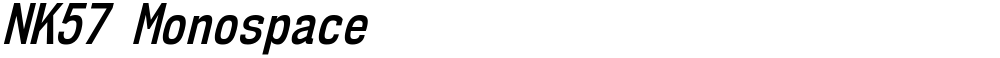 NK57 Monospace