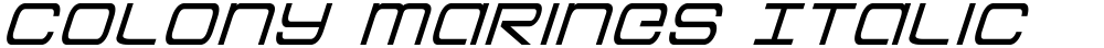 Colony Marines Italic