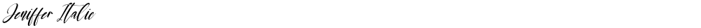 Jeniffer Italic