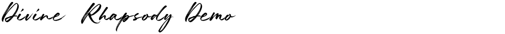 Divine  Rhapsody Demo