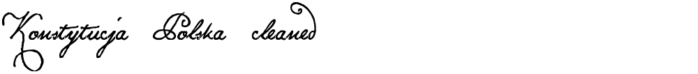 Konstytucja Polska cleaned