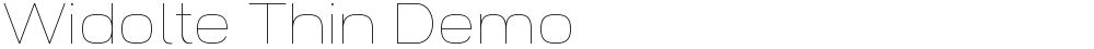 Widolte Thin Demo