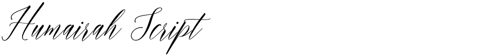 Humairah Script