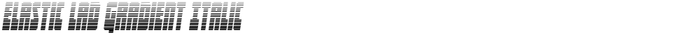 Elastic Lad Gradient Italic