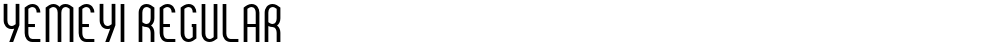 Yemeyi Regular