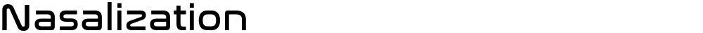 Nasalization