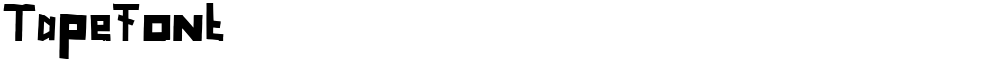 TapeFont 
