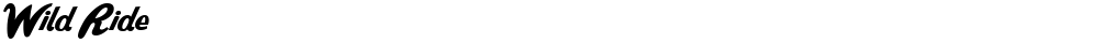 Wild Ride