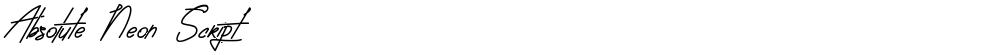 Absolute Neon Script