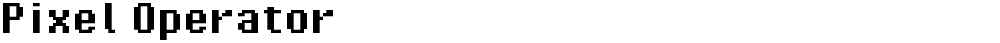 Pixel Operator