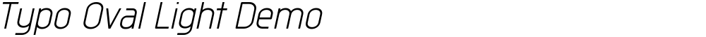 Typo Oval Light Demo