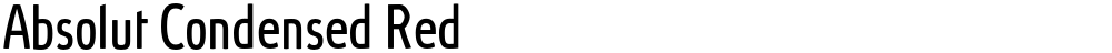 Absolut Condensed Red