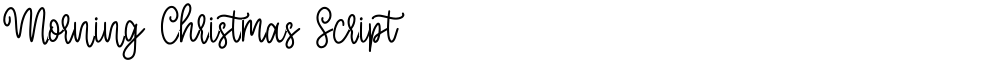 Morning Christmas Script