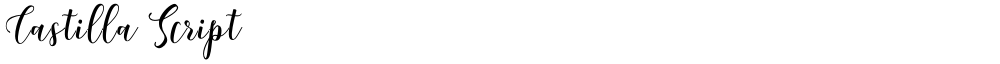 Castilla Script