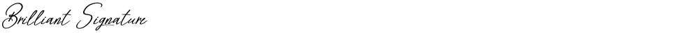 Brilliant Signature