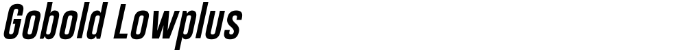 Gobold Lowplus