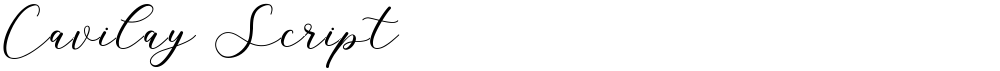 Cavilay Script