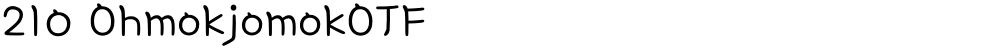 210 OhmokjomokOTF