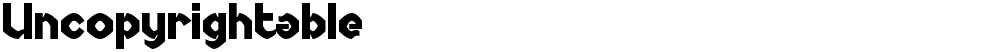 Uncopyrightable