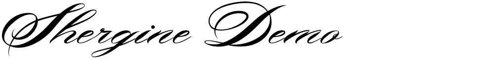 Shergine Demo