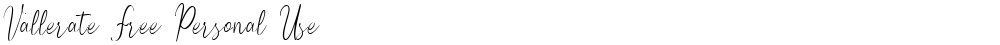 Vallerate Free Personal Use
