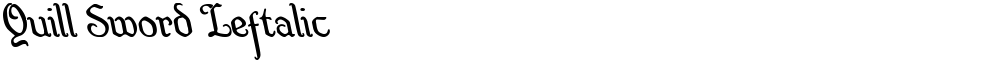 Quill Sword Leftalic