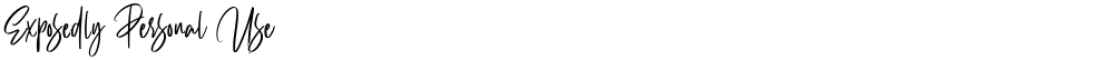 Exposedly Personal Use
