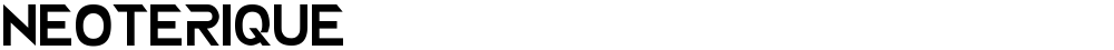 NEOTERIQUE