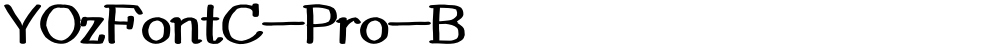 YOzFontC-Pro-B