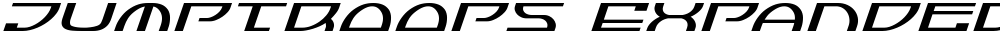 Jumptroops Expanded Italic