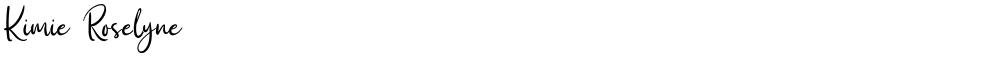 Kimie Roselyne