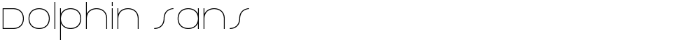 Dolphin Sans