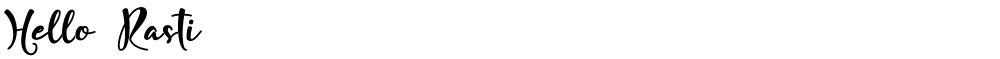 Hello Rasti